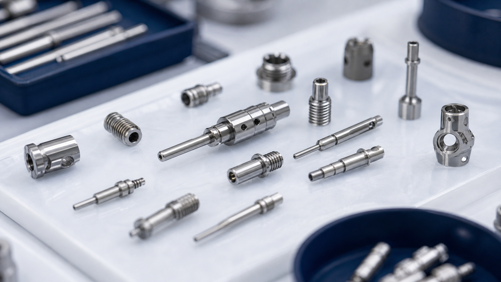 Swiss-Type Shafts, Connectors & Micro Parts